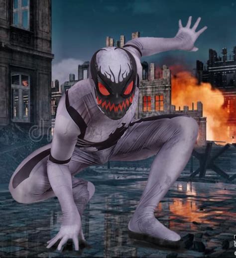 Adult Anti Venom Spider Man Cosplay Costume Venom Rival Etsy 日本