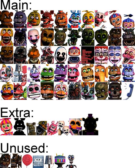 The Spriters Resource Full Sheet View Ultimate Custom Night