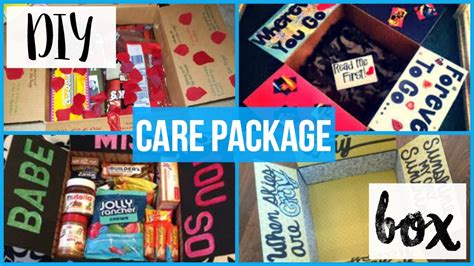 Diy Care Package Box Youtube