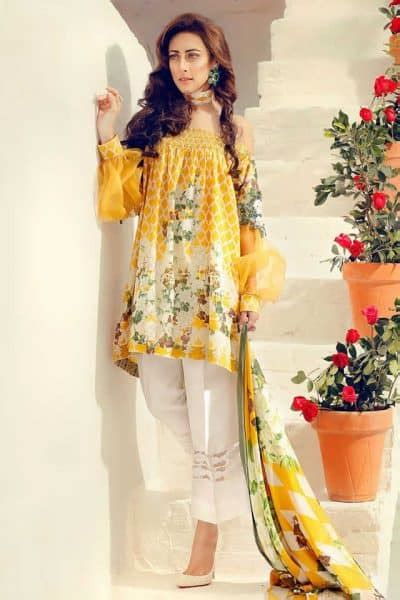30 Pakistani Lawn Suits And Kurtis Trending 2017 Lets Get Dressed