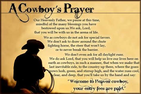 Fm Light And Sons Update A Cowboys Prayer Fm Light And Sons