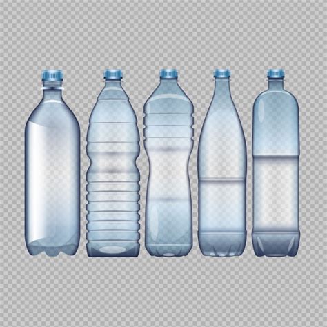 Botella de plástico azul en estilo de dibujos animados plana con gotas de agua. Botella De Plastico | Vectores, Fotos de Stock y PSD Gratis