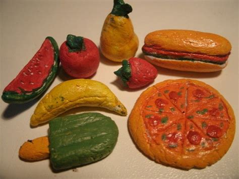 Clay Food · A Piece Of Clay Food · Molding On Cut Out