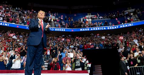 Trumps Tulsa Rally Fizzles As Seats Go Empty The New York Times