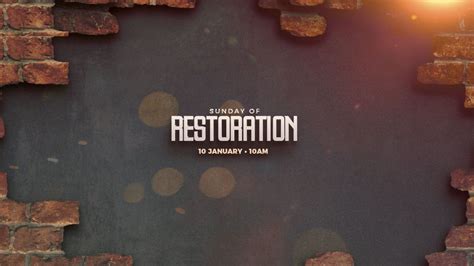 Sunday Of Restoration Helping People Make A New Beginning