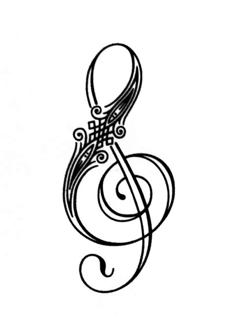 Treble Clef Drawing At Getdrawings Free Download