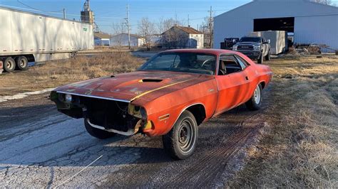 1970 Dodge Challenger Hemi Comes Out Of The Shed After 15 Years Its A Rare Survivor