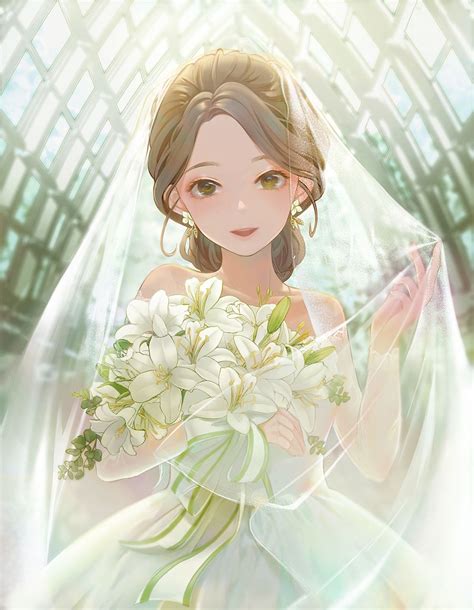 Anime Wedding Drawing Wedding Couple By Chibi Yuya On