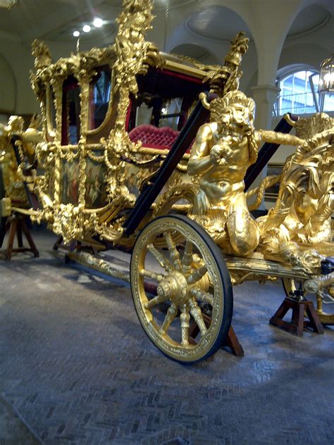 One Of The Royal Carriages Buckingham Palace England King William Iv