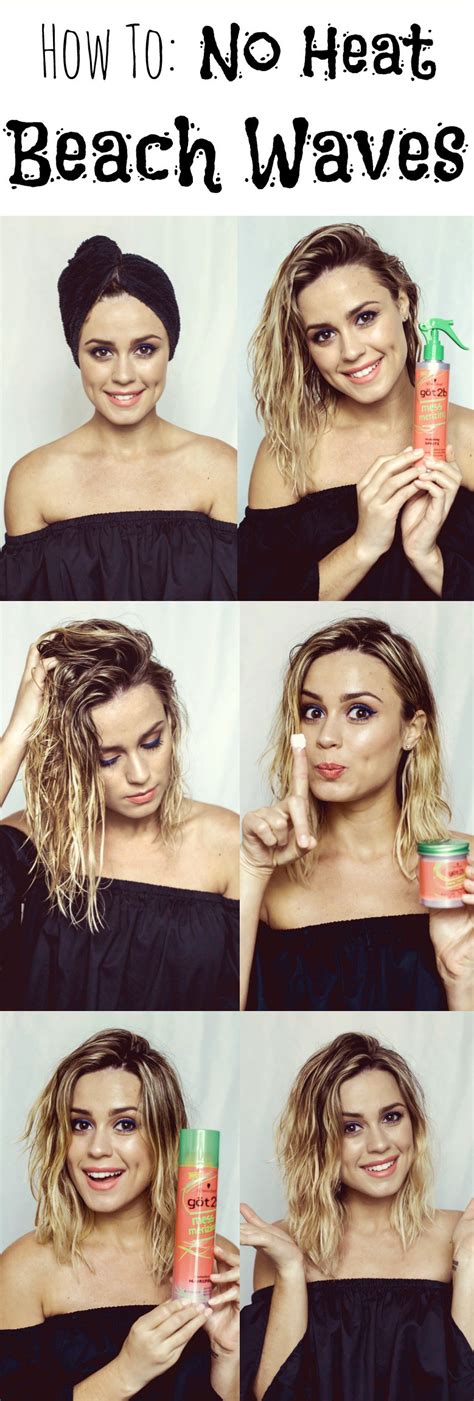 To create these beach waves your short hair can simply be sectioned in half, horizontally so that you so to make sure those effortless waves stay intact all day, spritz only a small amount of tresemmé'. How To Do Waves On Medium Hair - Looks + Tutorials ...