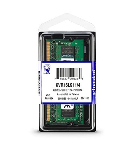 Kingston 4GB DDR3 1600 Sodimm Comprar Memoria RAM