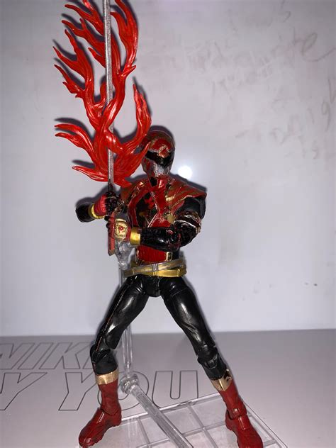 Custom Omega Red Ranger From Boom Comics Rlightningcollection