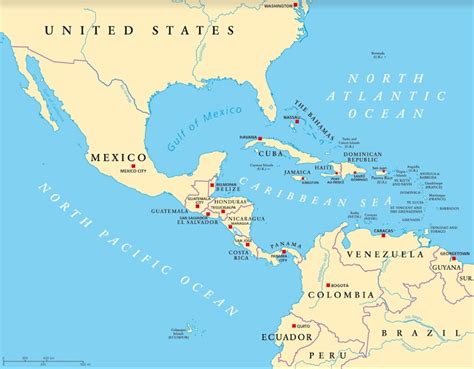 Belize South America Map Map Of Western Hemisphere