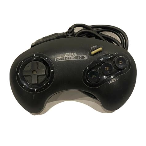 Sega Genesis Controller 3 Button Official Retro Vgames