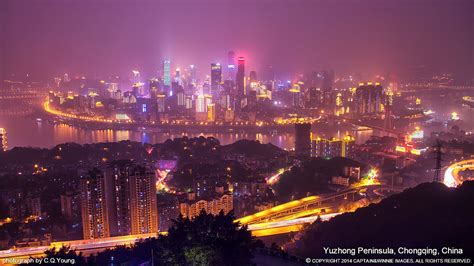 Chongqing Nightview Chongqing Vertical City Future City