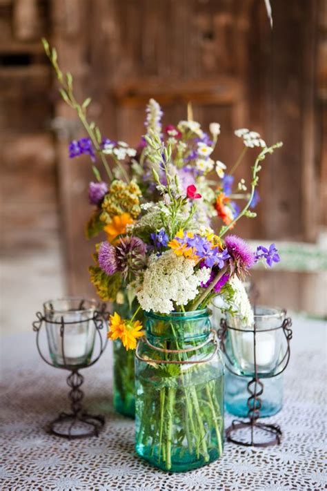 Beautiful And Natural Wildflower Wedding Ideas Weddingomania