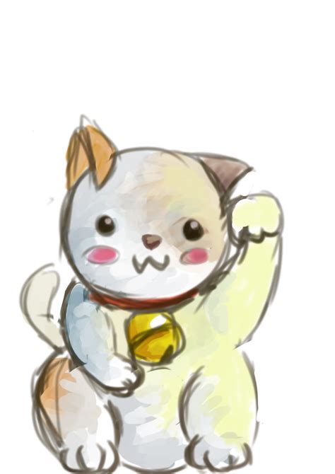 Maneki Neko By Kcwuji On Deviantart