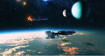 4k Spaceship Planet Ultra Space Spaceships Sci