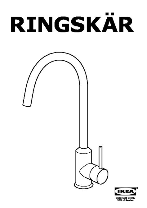 RingskÄr Single Lever Kitchen Mixer Tap Chrome Plated