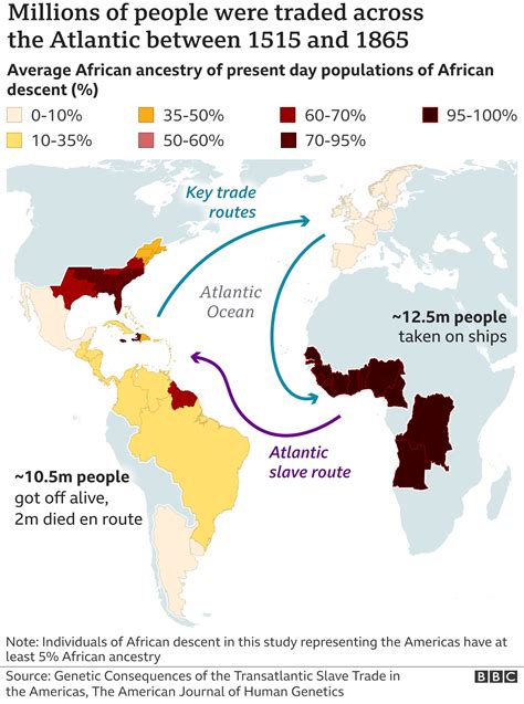 Genetic Impact Of African Slave Trade Revealed In Dna Study Bbc News