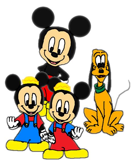 Mickey Mouse Pluto And Morty And Ferdie Mickey And Friends Fan Art
