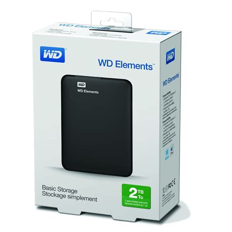 Wd 2tb Elements Portable External Hard Drive Usb 30 Hdd Wdbu6y0020bbk
