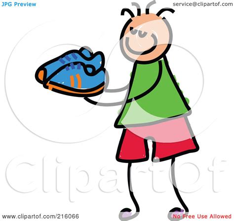 Royalty Free Rf Clipart Illustration Of A Childs Sketch