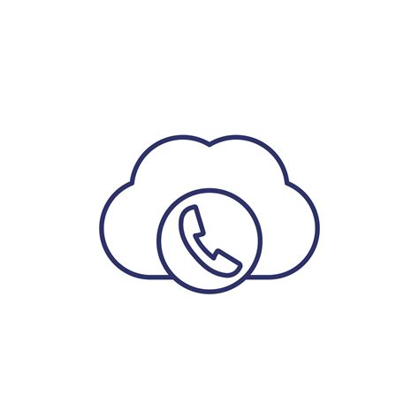 Voip Telephony Icon Line Vector 2237916 Vector Art At Vecteezy