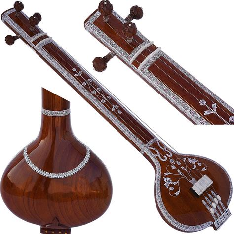 Tanpura Tambura Tanpuri 4 Main String Tun Wood Natural Etsy