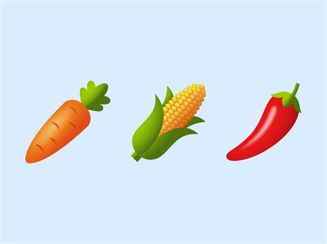 Emoji Vegetables By Andrew For Icons8 On Dribbble