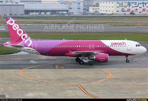 Ja816p Peach Aviation Airbus A320 At Fukuoka Photo Id 815235