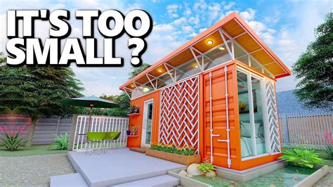 Fantastic Shipping Container House Tour 20 Ft Youtube