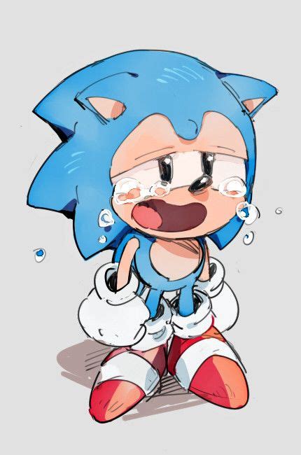 Classic Sonic Crying Poor Soniku T︵t Sonic The Hedgehog Sonic Dibujos Sonic El Erizo Y