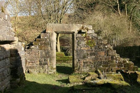 Ruins Of Wycoller Hall Ferndean Manor In Charlotte Brontës Jane