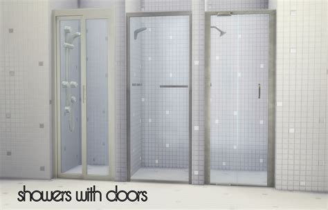 Sims 4 Ccs The Best Build A Shower Kit By Madhox