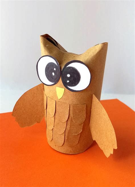 Toilet Paper Roll Owl With A Free Template Letter O Crafts Owl Crafts