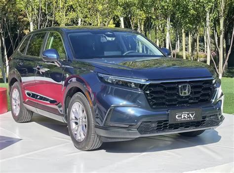 All New 2023 Honda Cr V Makes Chinese Debut 7 Seater To Come First