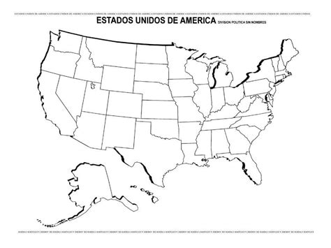 Mapa De Los Estados Unidos Descarga Para Imprimir