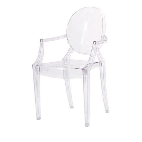 I most often see ghost chairs paired with a white faux fur seat cushion. Philippe Starck Style Louis Ghost Chair $175! | Chair, Dining room chairs modern, Ghost chair