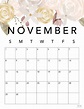 Free Printable November 2020 Calendars | Printabulls