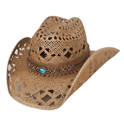 Bullhide Bean Me Up Womens Straw Cowgirl Hat Cowboy Hats Straw
