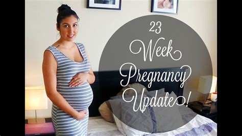 23 Week Pregnancy Vlog Belly Shot Youtube