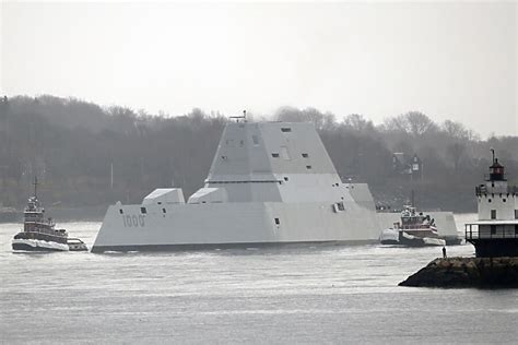 New Navy Stealth Destroyer Rescues Maine Fisherman