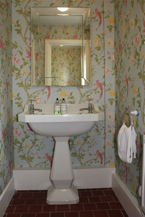 Bathroom Wall Paper Small Bathroom Bathroom Wallpaper Ideas Trendecors
