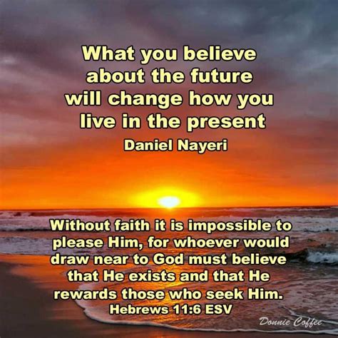 Without Faith It Is Impossible To Please Him For Whoever Would Draw