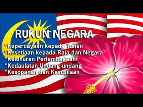 Malay for 'national principles') is the malaysian declaration of national philosophy instituted by royal proclamation on merdeka day, 1970, in reaction to a serious race riot known as the 13 may incident, which occurred in 1969. Lagu 5 Prinsip Rukun Negara - YouTube