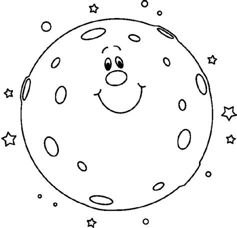 Moon Coloring Pages For Preschoolers At Getdrawings Free Download