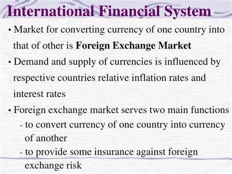 Ppt International Financial System Powerpoint Presentation Free
