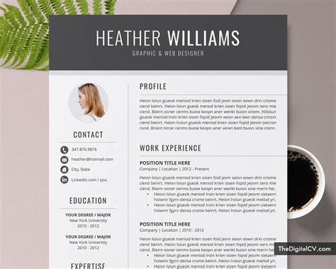 And by free we mean completely free and downloadable without paying. Professional Resume Template for Job Application, Modern ...