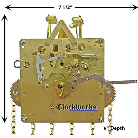1151 Hermle Clock Movement Fast Shipping Clockworks Clockworks